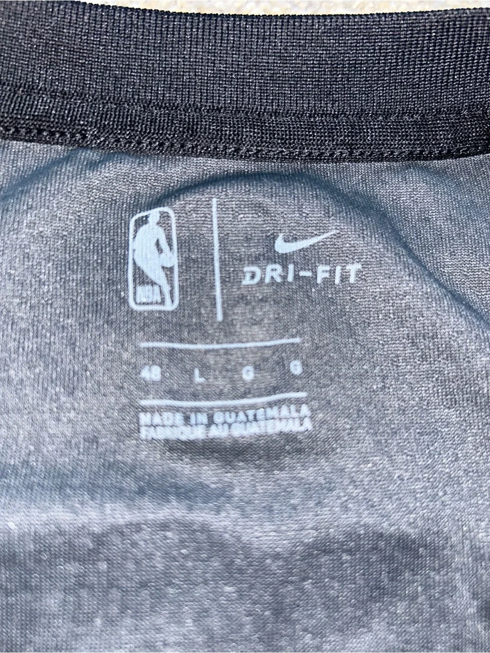Nike BKLYN #1 Russell Black Basketball Jersey